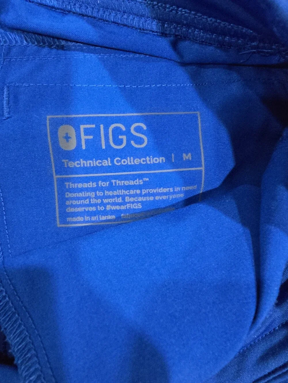 Figs Technical  Men’s AximCargo Scrub Pants Style T2001 Blue size Medium